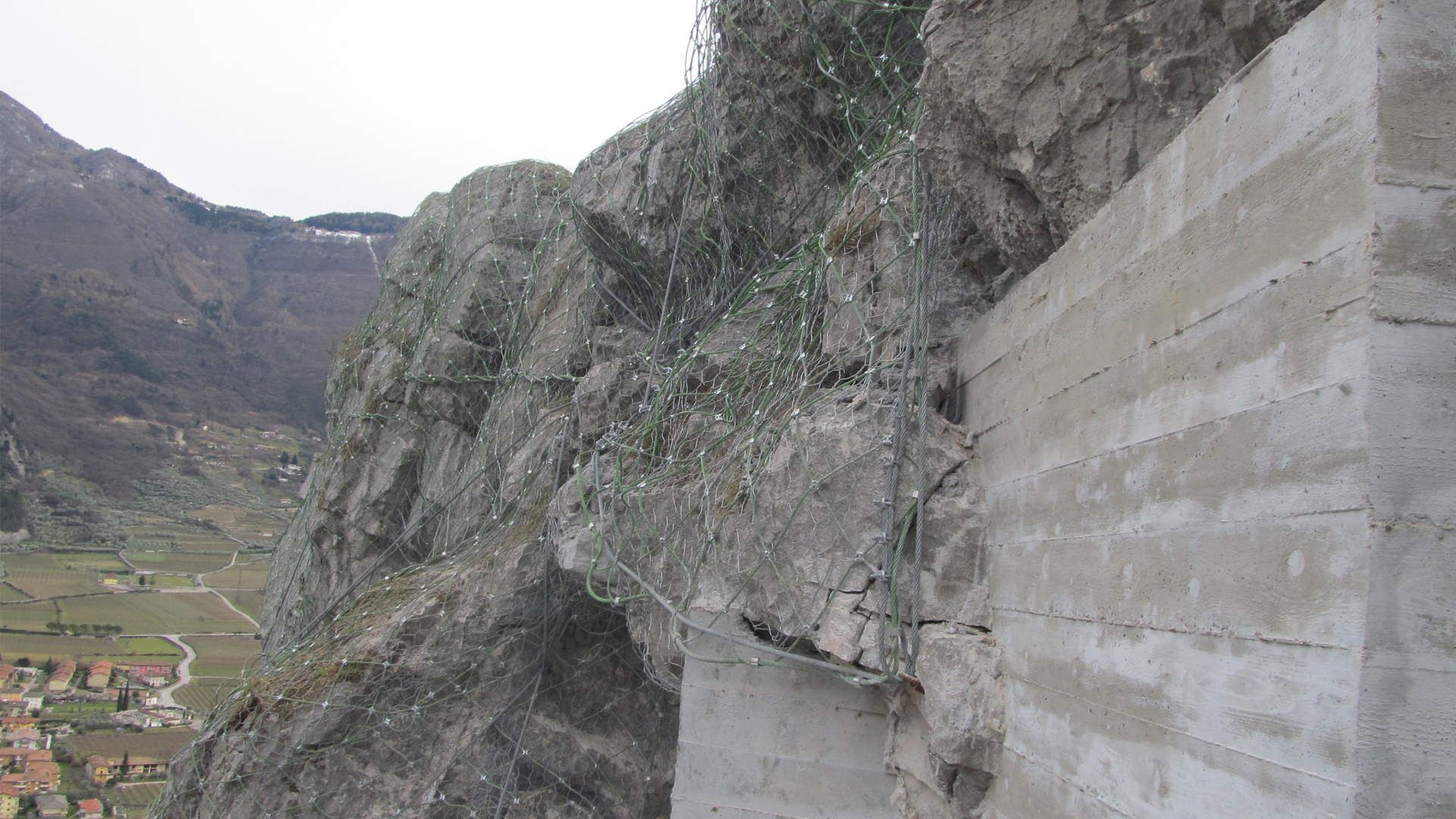 vista drone ulassai mitigazione richio idrogeologico