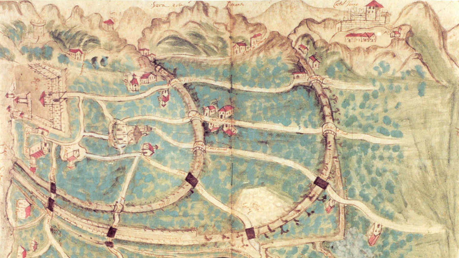 mappa storica riva del garda