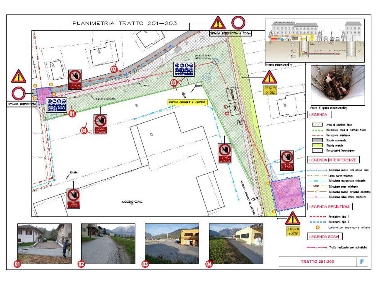 planimetria condotta fognaria