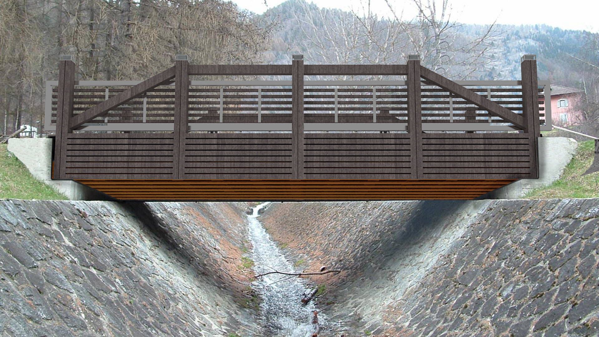 vista drone ulassai mitigazione richio idrogeologico