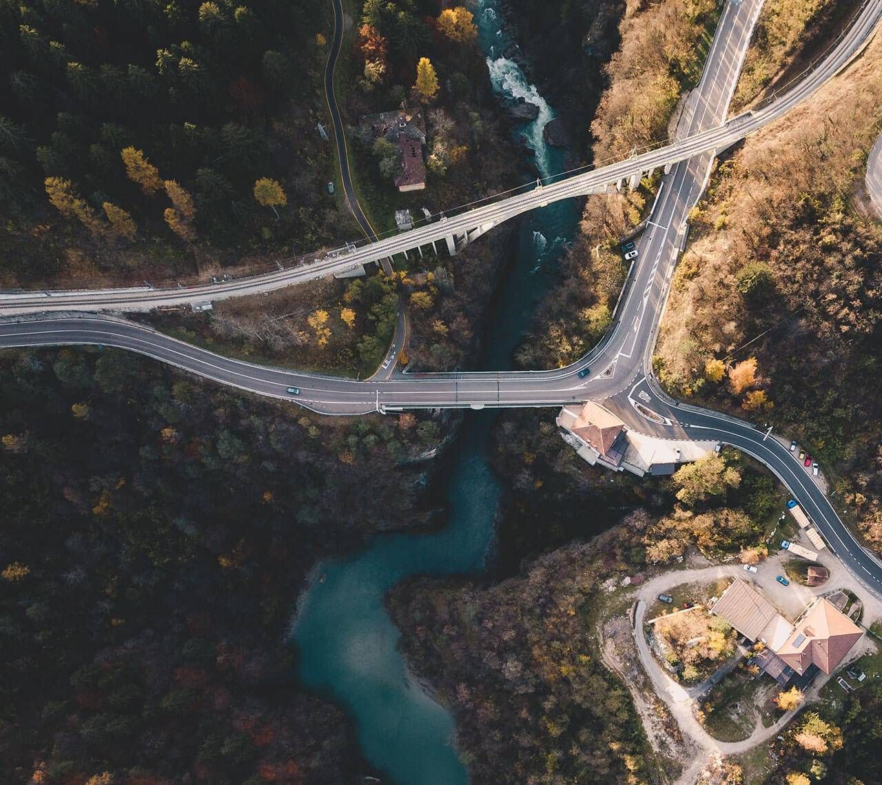 vista aerea lavori pista ciclabile